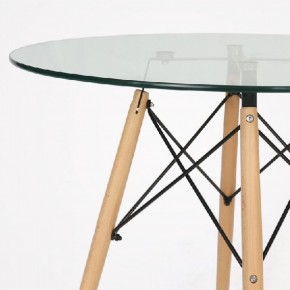 Стол обеденный стеклянный круглый ST 011 (D900) в Урае - uray.mebel-74.com | фото
