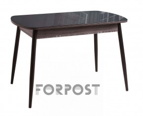 Стол раздвижной со стеклянной столешницей (BLACK, WHITE) в Урае - uray.mebel-74.com | фото