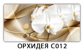 Стол раздвижной Трилогия с фотопечатью Цветы R044 в Урае - uray.mebel-74.com | фото