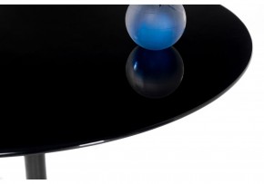 Стол стеклянный Tulip 90x74 black glass в Урае - uray.mebel-74.com | фото