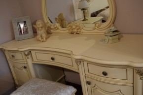 Туалетный стол + Зеркало Мона Лиза (крем) в Урае - uray.mebel-74.com | фото