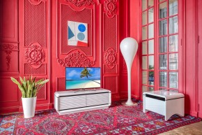 ТВ-тумба 3D Modo Due 135 см в Урае - uray.mebel-74.com | фото