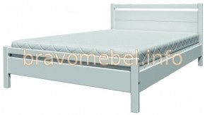 ВЕРОНИКА-1 Кровать из массива 900 (Белый Античный) в Урае - uray.mebel-74.com | фото