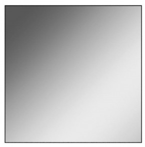 Зеркало Corsica 600х600 black без подсветки Sansa (SB1064Z) в Урае - uray.mebel-74.com | фото