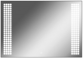 Зеркало Cosmo 100 black с подсветкой Sansa (SC1047Z) в Урае - uray.mebel-74.com | фото