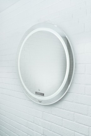 Зеркало Gia 75 white с подсветкой Sansa (SGa1044Z) в Урае - uray.mebel-74.com | фото