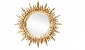 Зеркало круглое золото (1810(1) в Урае - uray.mebel-74.com | фото